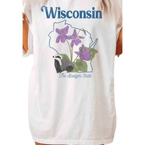 Women's WKNDER Wisconsin State Picture T-Shirt