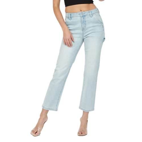 Women's Mica Denim Utility Slim Fit Straight Jeans