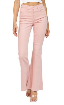Jeans Slim Fit Flare - Taille Mi-haute, Matière Stretch (coton, Modal, élasthanne) - Coupe Ajustée, Style Décontracté Tendance - 7