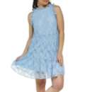 Women's Staccato Lace Tiered  Shift Dress
