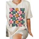 Women's Blume & Co Smiley Checker T-Shirt