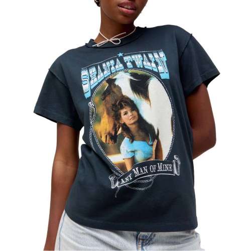 Women's Day Dreamer Shania Twain Any Man Of Mine Reverse Tour T-Shirt