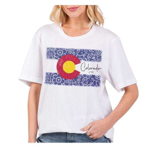 Women's A. Blush Colorado State Flag T-Shirt | SCHEELS.com