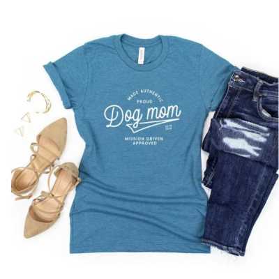 Women S Mission Driven Dog Mom T Shirt Scheels Com