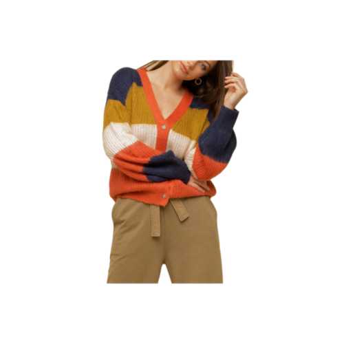 hem and thread fuzzy cardigan