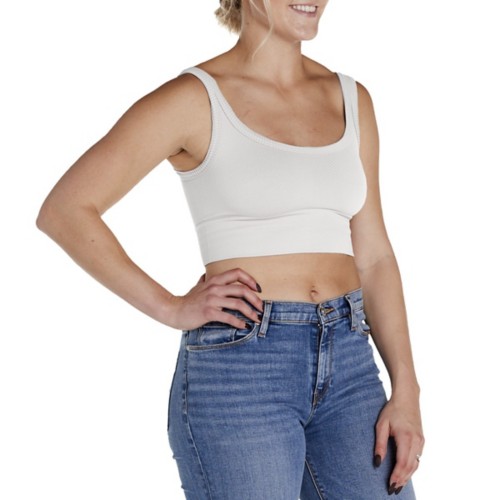 Women's NikiBiki Chevron Ribbed Crop Tank Top