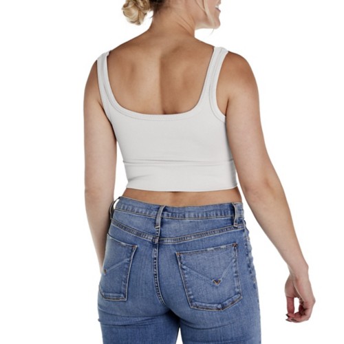 Women's NikiBiki Chevron Ribbed Crop Tank Top