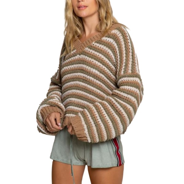Women's Pol Clothing Multi Stripe Sweater product image
