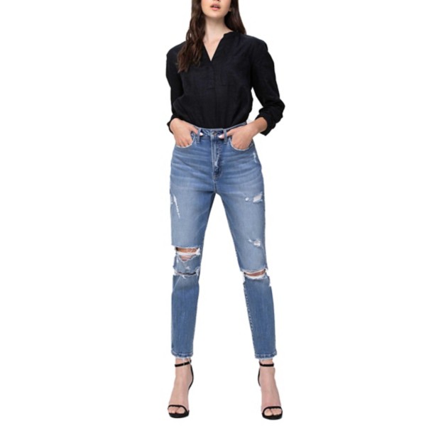 Women's Flying Monkey Slim Fit Mom Jeans product image
