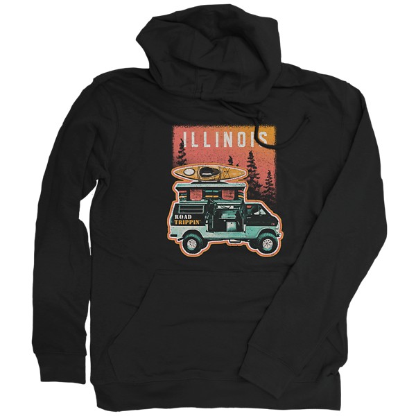 Women's The Duck Co. Retro Van Illinois Hoodie product image