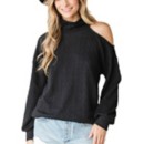 Women's First Love Plus Size Ribbed Pocket Pullover Sweater