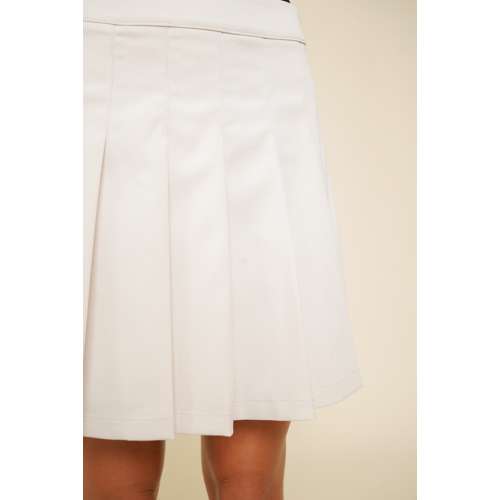 Women's Hem & Thread Pleat Skirt