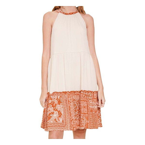 Women's Hem & Thread Patchwork Tiered Mini Dress product image