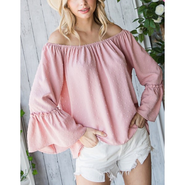 Women's First Love Plus Off The Shoulder Top product image