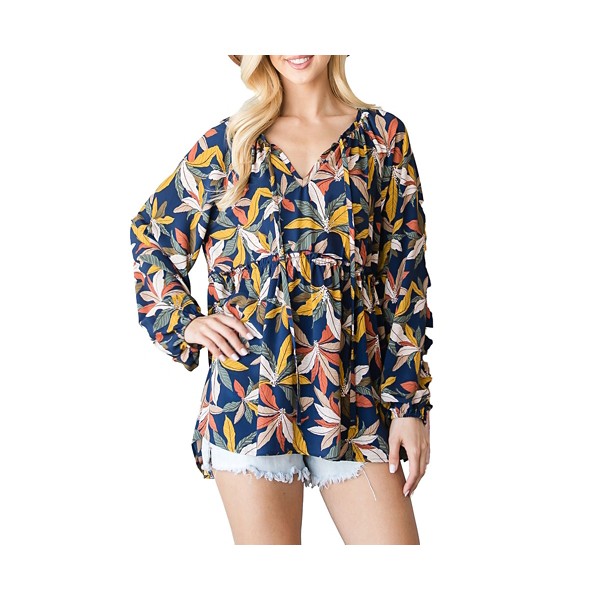 Women's First Love Plus Multi Floral Blouse product image