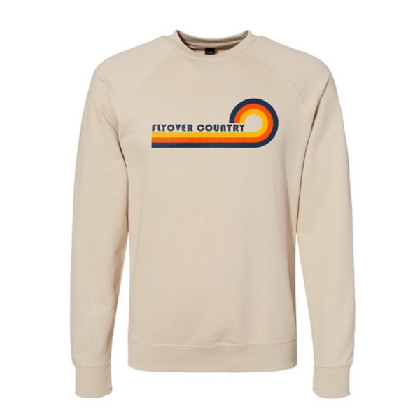 Women's Cows X Cacti Flyover Country Raglan Crewneck Sweatshirt product image