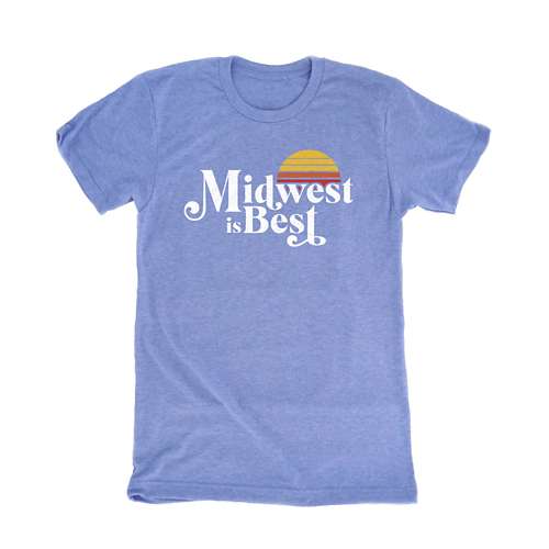 Women's Cows X Cacti Midwest is Best Blue T-Shirt