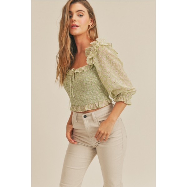Women's Lush Smock Ruffle Top product image