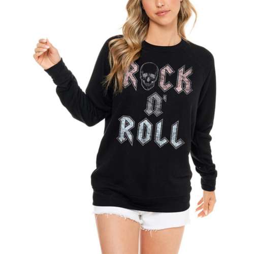 Women's Zutter Rock N Roll Skull Crew T-Shirt