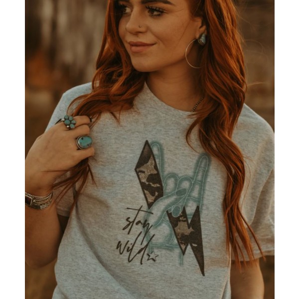 Women's Wild Junkie Stay Wild T-Shirt product image