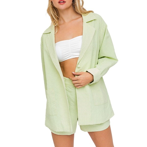Women's Le Lis Gingham Blazer product image