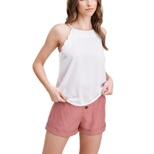 Women's Staccato Scallop Halter Top product image