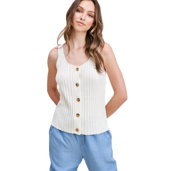 Women's Staccato Ribbed Sweater Tank product image