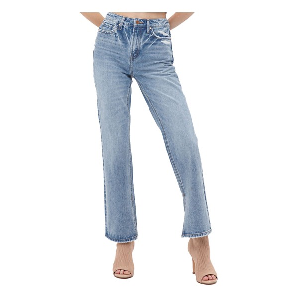 Women's Mica Denim Slit Relaxed Fit Flare Jeans product image