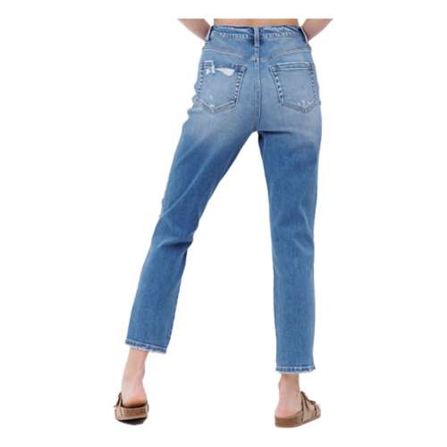 Women's Mica Denim Distressed Relaxed Fit Mom Jeans