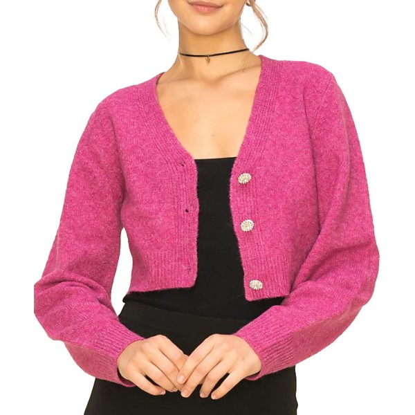 Women's Double Zero Puff Sleeve Cardigan product image