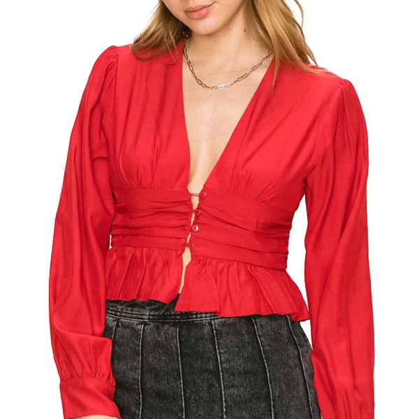 Women's Double Zero Sassy Front Blouse product image