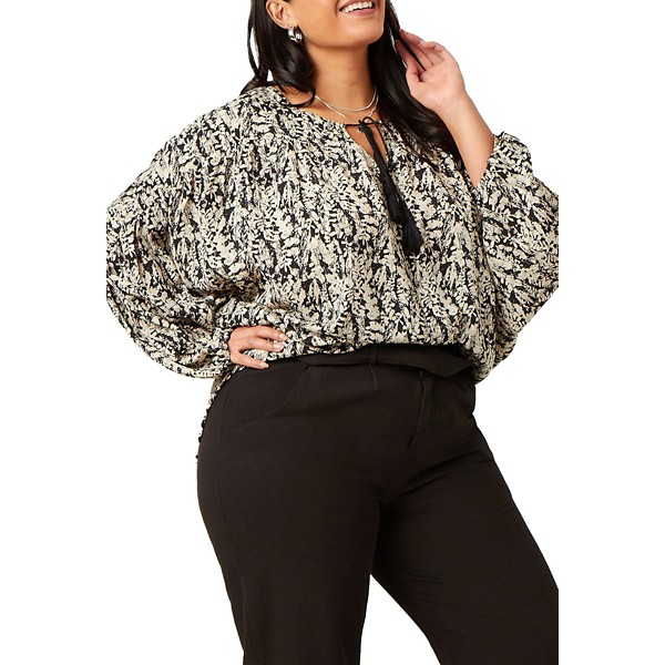 Women's Hayden Plus Botanical Print Blouse product image