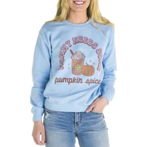 Women's WKNDER Pumpkin Spice Crewneck Sweatshirt