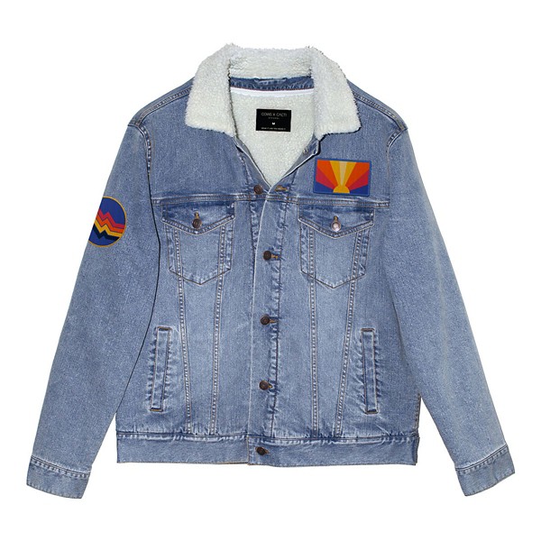 Women's Cows X Cacti Retro Sherpa Denim Jacket product image