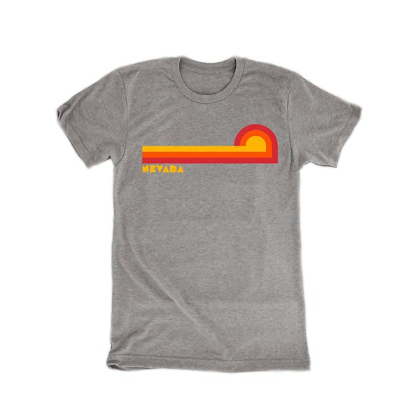 Women's Cows X Cacti Nevada Sunset T-Shirt product image
