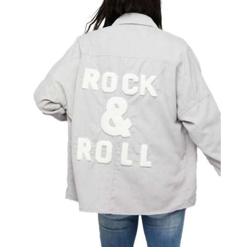 Women's DAVI & DANI Rock N Roll Shirt Jacket