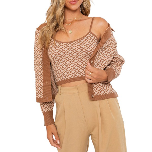 Women's Le Lis Geo Collar Cardigan product image