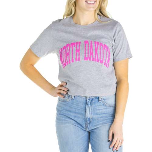 Women's WKNDER North Dakota Pink T-Shirt