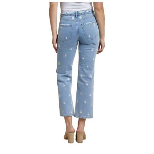 Women's Mica Denim Daisy Relaxed Fit Straight Jeans