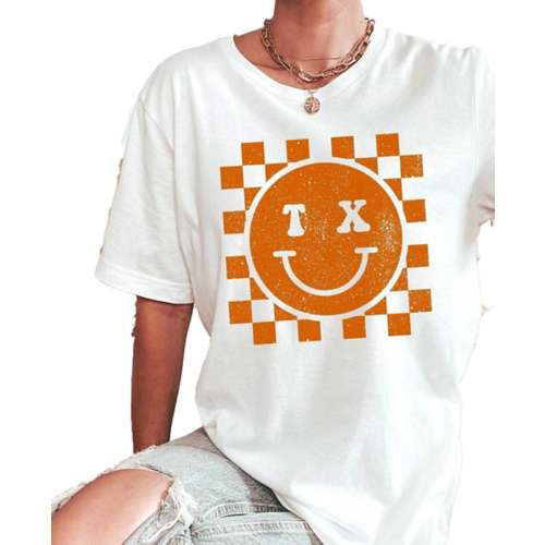 Women's A. Blush Texas Happy Face T-Shirt