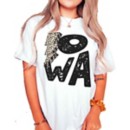 Women's Blume & Co Lightning Leopard Iowa T-Shirt