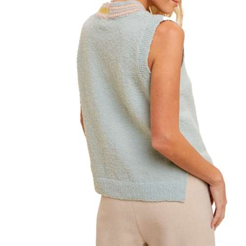 Women's Hem & Thread Oversized Button Down Sweater Vest | SCHEELS.com