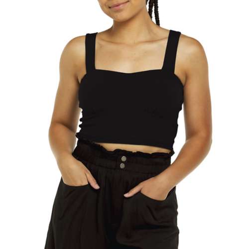 Women's Listicle Knit Crop Tank Top