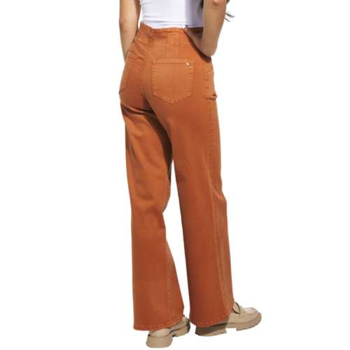 Women's Mica Denim Frayed Slim Fit Flare Jeans