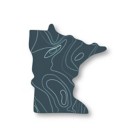 Wild North CO Lake Map Sticker