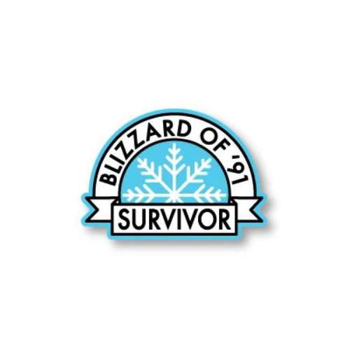 Wild North CO Blizzard of 91 Sticker