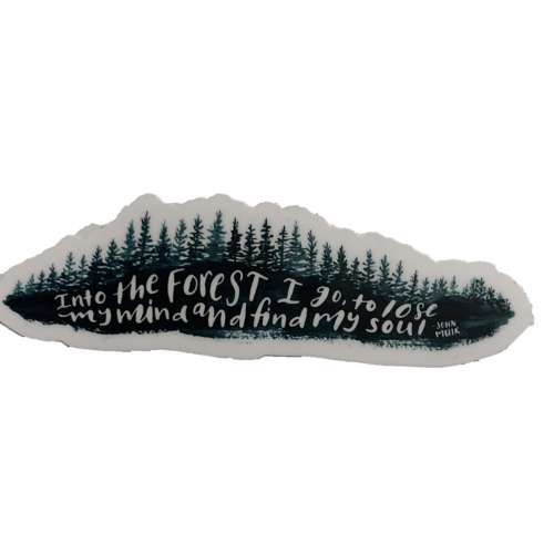 Wild Flower Paper Company Into The Forest Decal