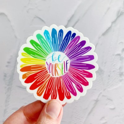 Wild Flower Paper Company Be Yourself Floral Decal