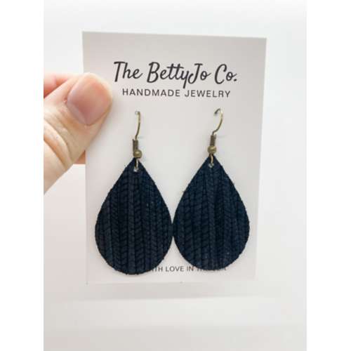 Seattle Seahawks Earrings Tear Drop Style