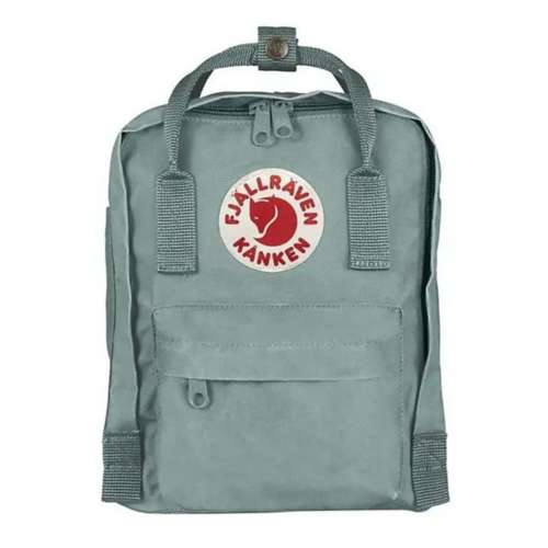 Authentic MCM canvas leather gray blue backpack shoulder bag. Hard
